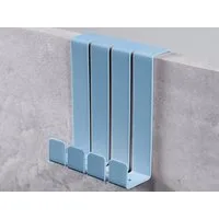 DEKAZIA Türhaken Kinderzimmer bunt Türgarderobe Kinder Einhängehaken Kleiderhaken, Kinderzimmer, Garderobe, Badezimmer, Bad, Flur, Türen, Schubladen, (Tür Haken zum Einhängen Garderobenhaken, Türhänger Türaufhänger), Türhaken zum Einhängen Kinderzimm
