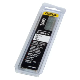 STANLEY Nägel 12 mm 1000 Stück für diverse Tacker rostbeständig beschichtet - 1-SWK-BN050T