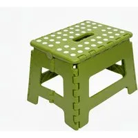HH-Haushalt Klapptritt Klapphocker, Tritthocker Grün Faltbar H 22cm bis 150KG für Kinder