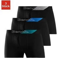 Bench. Boxer Boxershorts für Herren (Packung, 3-St) Unterhosen mit modischem Streifen im Webbund