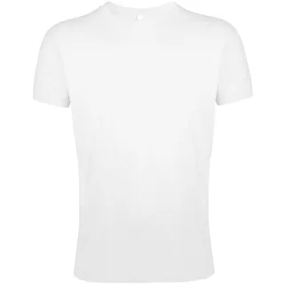 SOLS Herren Regent Slim Fit T-Shirt mit kurzen Ärmeln (Weiß)