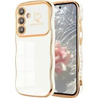 LuxusKollektion Handyhülle HandySchutzhülle Silikon stoßfest Samsung Galaxy A17 4G 5G Weiß