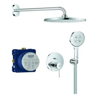 GROHE Unterputz-Duschsystem Essence 25287 2 WU Kopfbrause Rainshower Mono 310 chrom, 25287000 25287000