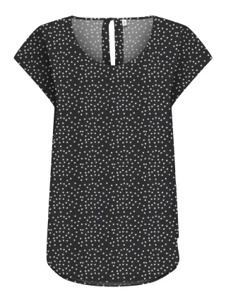 ONLY - ONLNOVA LIFE VIS S/S TOP WVN Black - Gr. - M