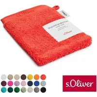 s.Oliver Waschhandschuh s.Oliver, Premium Qualität, 600 gr/m², auch als Sets erhältlich, Walkfrottier (1-St), große Farbauswahl, auch als Duschtuch, Handtuch, Gästetuch