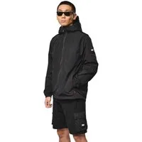 Weekend Offender Outdoorjacke Jacke Weekend Offender Technician Dreiteilige Kapuze mit Schirm und integrierter Rippen-Gesichtsmaske