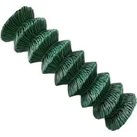 V2Aox Maschendrahtzaun Maschendraht Zaun 80 - 150 cm / 15 - 25 m Länge Gartenzaun Grün