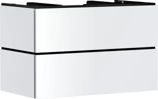 Hansgrohe Waschtischunterschrank Xilesa E 980x550mm 2SK f.Ko.m.AWT/AWTge mattweiss, 54301700 54301700