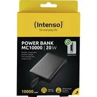 Powerbank MC10000 grau/schwarz, 10000 mAh