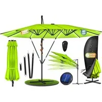 KESSER Sonnenschirm, Sonnenschirm Doppelsonnenschirm 4,6m x 2,7m Ampelschirm