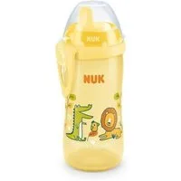 NUK Trinkflasche Kiddy Cup Trinkflasche mit Hardspout Trinkschnabel 12m+