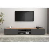 OTTO home Lowboard Garda,TV-Kommode,TV-Möbel,TV-Bank, stehend und hängend, stehend und hängend mit 2 Klappen, 1 Einlegeboden, Breite 210 cm