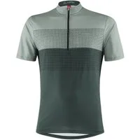 Löffler T-Shirt Fahrrad-Shirt Bike Sparta (Half-Zip, elastisch, schnelltrocknend) grün