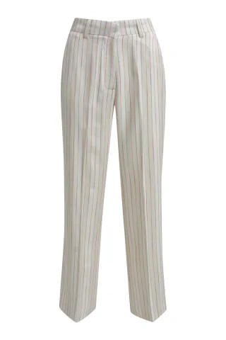 Smith&Soul - Colorful Striped Pants sand print - Gr. - XS