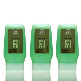 3x Wella Eimi Professionals Styling Sculpt Force Flubber Gel 125 ml = 375 ml