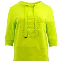 Passioni Sweatshirt mit 3/4 Ärmeln und 3D Schriftzug
