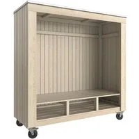PLUS Gartenhaus Loungehaus SIESTA Sommerly, BxT: 67x179 cm, 179x67x183 cm