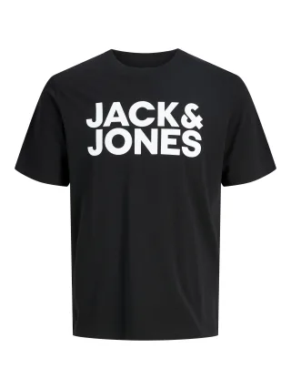 JACK&JONES - JJECORP LOGO TEE SS O-NECK NOOS Black - Gr. - XL