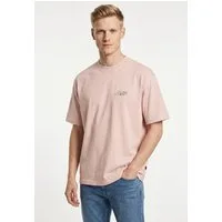 BOSS ORANGE T-Shirt Relaxed Fit, sommerlicher Druck, reine Baumwolle