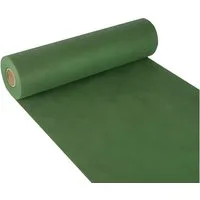 PAPSTAR Tischläufer stoffähnlich Vlies soft selection 24 m x 40 cm dunkelgrün