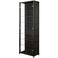 fif möbel Vitrine Optima Standvitrine, 2 Glastüren, 7 Böden, vielseitig, perfekt für Sammler