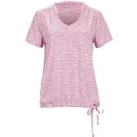 Killtec T-Shirt WMN TSHRT F Gestreiftes, schnelltrocknendes Funktionsshirt mit verstellbarem Saum
