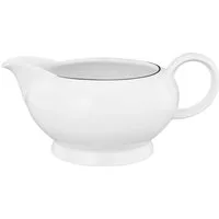 Seltmann Weiden Sauciere Lido Black Line, Porzellan, (1-tlg), Schale, 0,50 l