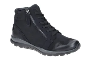 Gabor 76.868.46 Damen Stiefeletten Ocean Blue Bequeme Mid-Sneaker