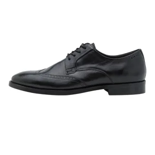 Ted Baker Hackney Wing Toe Brogue Details Schwarze Schuhe