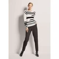 MADELEINE Strickpullover Intarsien-Pullover aus Schurwolle