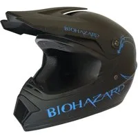 FunSport-Factory Motocrosshelm BioHazard Kinder Crosshelm Motocross Helm Kinder Motorradhelm Offroad