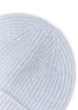 Gestrickte Mütze in Uni (3er-Pack) blau