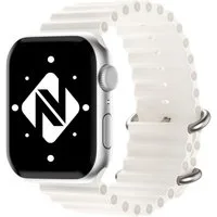Nalia Smartwatch-Armband Apple Watch 38mm/40/41/42(Serie 10/11), Ocean Style Sportarmband / Silikon Ersatzband / Metall-Ring Verschluss