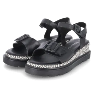 Tamaris Sandalen - Gr. 41 - Schwarz - Glattleder