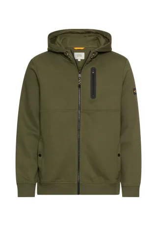 camel active - Sweatjacke mit Kapuze forest green - Gr. - 3XL