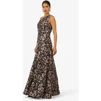 Kraimod Abendkleid mit floraler Stickerei
