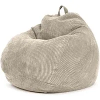Green Bean Sitzsack Indoor Sitzsack Scoop 90x110cm - Cord (Indoor Sitzsack 90x110cm aus Cordstoff mit EPS-Perlen Füllung, Kuschelig Weich Waschbar - Drinnen Bodenkissen Liegekissen Sitzkissen), Sitzhocker Relax-Sessel Kinder Erwachsene Stoff