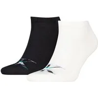 Calvin Klein Jeans Sneakersocken CKJ MEN SNEAKER 2P MONOGRAM (2-Paar, 2 Paar) komfortable Frotteesohle für zusätzlichen Komfort