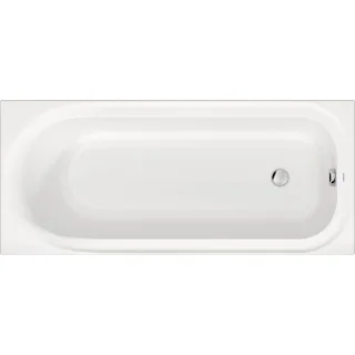 Duravit Soleil by Starck Rechteck-Badewanne 700499000000000 160 x 70 x 46,9 cm, Einbauversion, mit einer Rückenschräge, weiß