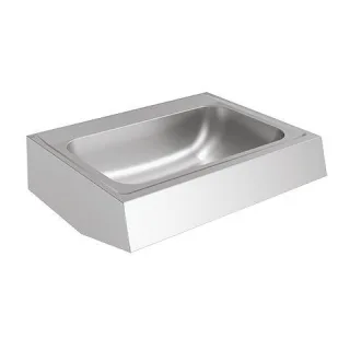 KWC Aquarotter Einzelwaschtisch, ANIMA, Edelstahl, 700x170x514 mm, Siebventil, 3600005551 3600005551