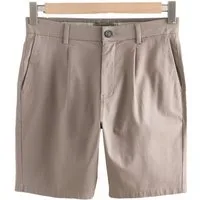 Next Shorts Straight Fit Chinoshorts mit Bundfalten (1-tlg)