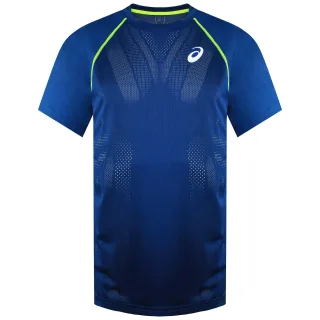 Asics Match Actibreeze Herren Blau Tennisoberteil