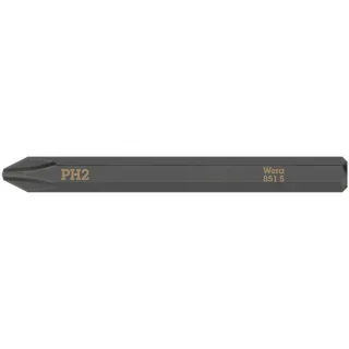Wera 851 S Kreuzschlitz Phillips Bits für Schlagschraubendreher - 05018161001