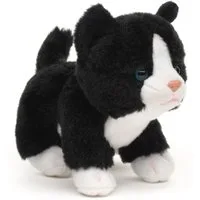 Uni-Toys Kuscheltier Kätzchen - versch. Modelle - Höhe 13 cm - Plüsch-Katze, Plüschtier, zu 100 % recyceltes Füllmaterial