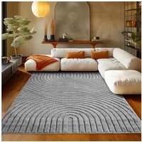 Teppium Hochflor-Teppich Boho-Design, Rechteckig, Höhe: 20 mm, Teppich Wohnzimmer Boho Design 3D Optik Skandinavische Stil