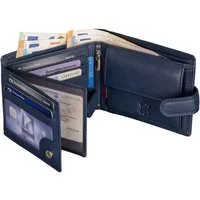 EAAKIE Geldbörse RFID echt Leder Portemonnaie Geldbörse Herren Nappaleder, RFID Schutz