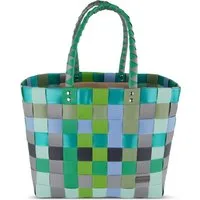 normani Einkaufskorb Flecht-/Einkaufskorb mit Innentasche, 20 l, stabiler Shopper mit Innentasche