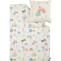 s.Oliver Kinderbettwäsche Satinbettwäsche s.Oliver Junior, Mako-Satin, 2 teilig, in verschiedenen Designs: Tiere Safari Afrika, Dino, Weltall, Einhorn