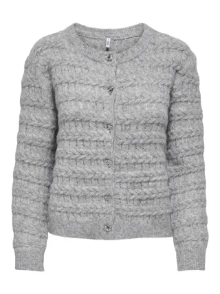 ONLY - ONLCABALA LS CABEL CARDIGAN CC KNT Grau - Gr. - L