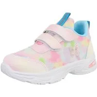 Ital-Design Leichte Kinderschuhe mit Klettverschluss für Freizeit und Sport Sneaker (89545293) Flach Freizeitschuhe in Rosa